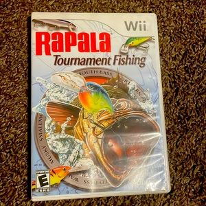 Rapala Tournament Fishing Wii Game With Manual